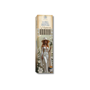 Incenso Vila Zen Natural - Linha Mística - Flores Brancas